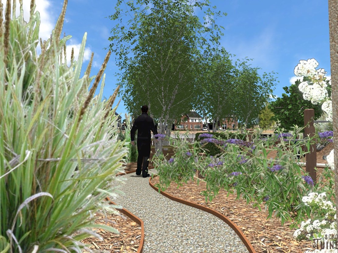 blik ri Klimparadijs v.a. achterzijde berging (nabij duikeltrio) blik ri Klimparadijs v.a. achterzijde berging (nabij duikeltrio)